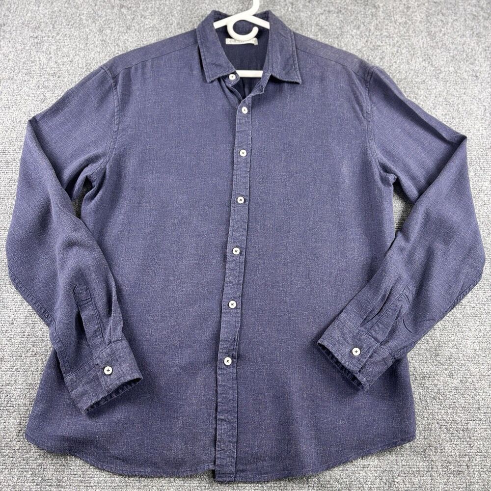 Christian Stephanus Mens 110 Shirt Blue Long Sleeve